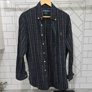 Ralph Lauren Men’s Classic Fit Plaid Button Down 16.5 32/33